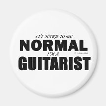 Normal Guitarist Refrigerator Magnet