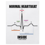 Normal Heartbeat Inside (ECG EKG) Full Color Flyer