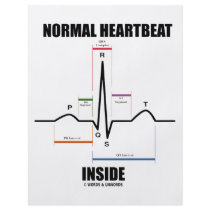 Normal Heartbeat Inside (ECG EKG)