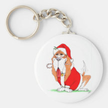 Normand de Père Noël Porte-clé