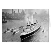 Normandie and Tugs Cards