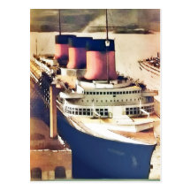 Normandie at NYC Post Cards