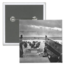 Normandy Invasion at D-Day - 1944 Buttons