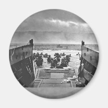 Normandy Invasion at D-Day - 1944 Refrigerator Magnet