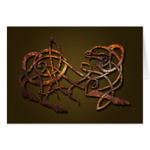 Norse Lion Greeting Card