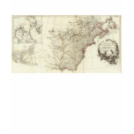 North America 1763 Boundaries inset map Shirt