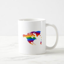 NORTH AMERICA GAY PRIDE COFFEE MUG