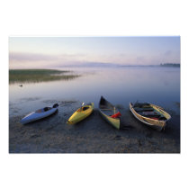 North America, US, ME, Boats on the shore of