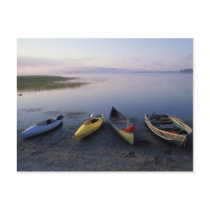 North America, US, ME, Boats on the shore of