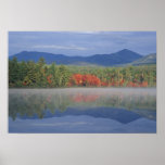 North America, US, NH, Fall reflections in