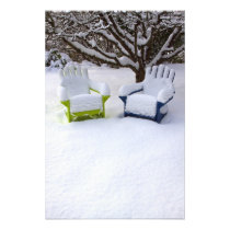 North America, USA, Washington, Seattle, Snow