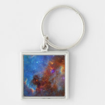 North American Nebulae of ancient stars Keychain