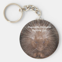 North American Porcupine Keychain