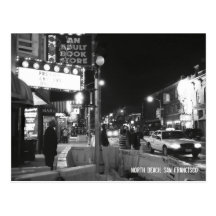 north beach, san francisco post card