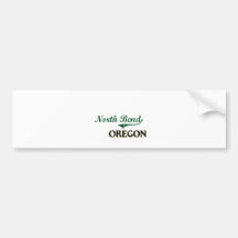 North Bend Oregon Classic Design Bumper Sticker
