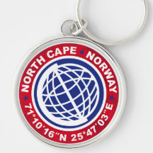 NORTH CAPE SPECIAL NORWAY LLAVERO PERSONALIZADO