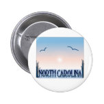 North Carolina Airbrush Sunset Pin