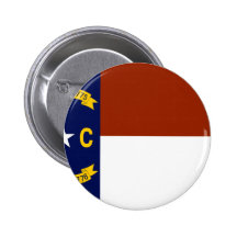 North Carolina Flag Button