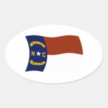 North Carolina Flag Sticker