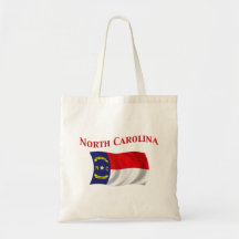 North Carolina Flag Tote Bag