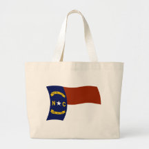 North Carolina Flag Tote Bag