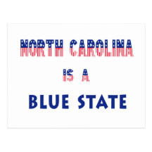 North Carolina is a Blue State Post Cards