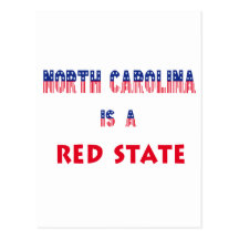 North Carolina is a Red State Postcards