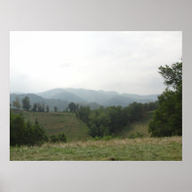 North Carolina Mountains Print