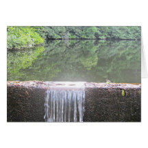 North Carolina; Small Dam Greeting Cards