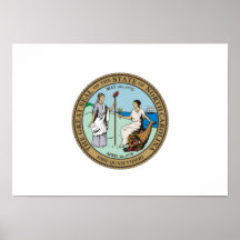 North Carolina State Seal Poster