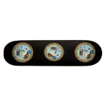 North Carolina State Seal Skate Decks