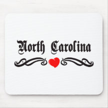 North Carolina Tattoo Mousepad