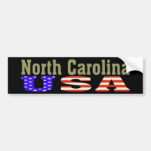 North Carolina USA! Bumper Sticker