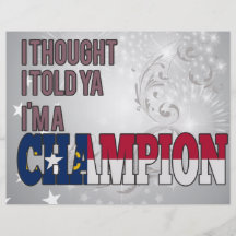 North Carolinian and a Champion Full Color Flyer