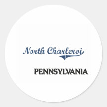North Charleroi Pennsylvania City Classic Sticker