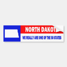 NORTH DAKOTA BUMPER STICKERS