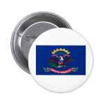 North Dakota Flag Buttons