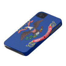 North Dakota Flag iPhone 4 Case