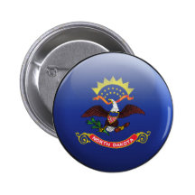 North Dakota Flag Pin
