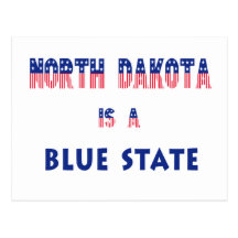North Dakota is a Blue State Postcards