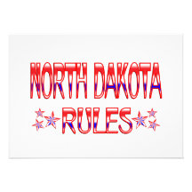 North Dakota Rules Custom Invitations