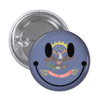 North Dakota Smiley Pins