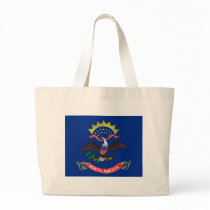 North Dakota State Flag Canvas Bag