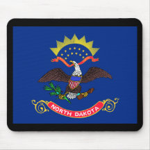 North Dakota State Flag Mousepad