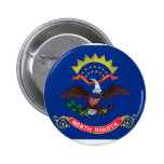 North Dakota State Flag Pins