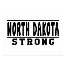 North Dakota Strong Designs Postcard