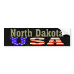 North Dakota USA! Bumper Sticker