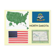 North Dakota, USA Postcard
