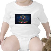 North Dakotan Flag Bodysuit