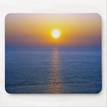 North Devon Hartland Volcanic Ash Sunset Mouse Pad